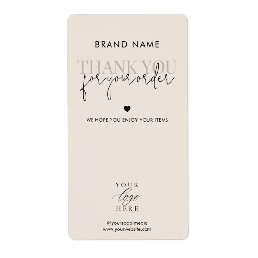 Moderne minimalistische product verpakking doos ve etiket (Voorkant)