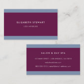 Moderne, minimalistische Professional Fuchsia en B Visitekaartje (Voorkant / Achterkant)