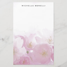 Moderne Minimalistische Professionele Bloemdesign Briefpapier