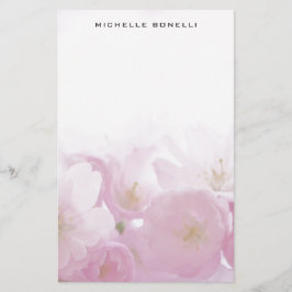 Moderne Minimalistische Professionele Bloemdesign Briefpapier