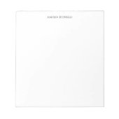 Moderne minimalistische professionele eenvoudige n notitieblok (Voorkant)