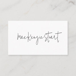 Moderne Minimalistische Professionele Eenvoudige Z Visitekaartje