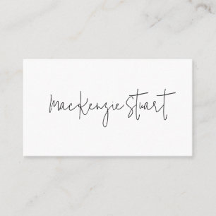 Moderne Minimalistische Professionele Eenvoudige Z Visitekaartje