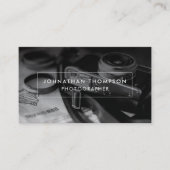 Moderne, minimalistische professionele fotograaf visitekaartje (Voorkant)