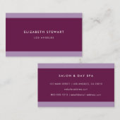 Moderne minimalistische professionele Fuchsia en L Visitekaartje (Voorkant / Achterkant)