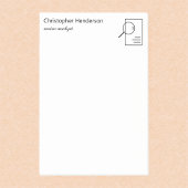 Moderne minimalistische professionele gepersonalis post-it® notes