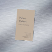 Moderne, minimalistische professionele grafische k magnetisch visitekaartje (Voorbeeld)