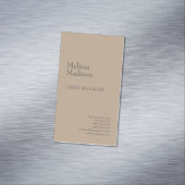 Moderne, minimalistische professionele grafische k magnetisch visitekaartje (Voorbeeld)