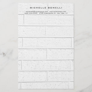Moderne Minimalistische Professionele Grijze Muur Briefpapier