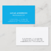 Moderne, minimalistische professionele laptop visitekaartje (Voorkant / Achterkant)