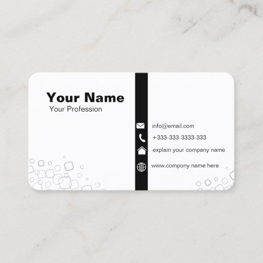 Moderne, minimalistische professionele laptop visitekaartje (Voorkant)