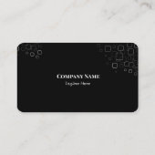 Moderne, minimalistische professionele laptop visitekaartje (Achterkant)