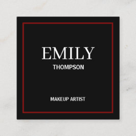 Moderne Minimalistische Professionele Make-up Arti Vierkante Visitekaartje