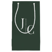 Moderne Minimalistische Professionele Monogram Don Klein Cadeauzakje (Voorkant)