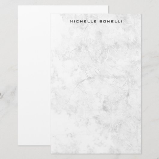 Moderne Minimalistische Professionele Ontwerp Stij Briefpapier (Voorkant / Achterkant)