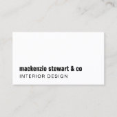 Moderne minimalistische professionele QR-code Visitekaartje (Voorkant)