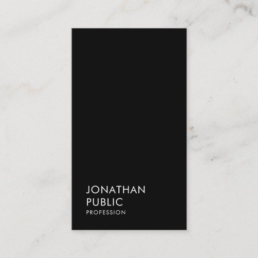 Moderne minimalistische professionele Sjabloon Visitekaartje (Voorkant)