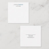 Moderne minimalistische professionele speelruimte notitiekaartje (Voorkant / Achterkant)