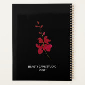 Moderne minimalistische professionele trendy flora planner (Achterkant)