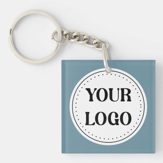 Moderne Minimalistische Professionele Zwart Sleutelhanger (voorkant)