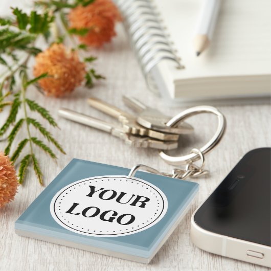 Moderne Minimalistische Professionele Zwarte Sleutelhanger (Voorkant Rechts)