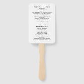 Moderne minimalistische programma's voor het trekk handwaaier (Achterkant)