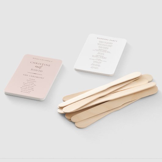 Moderne minimalistische programma's voor Roos en w Handwaaier (Niet-gemonteerd)