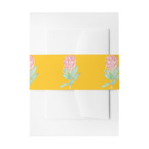 Moderne Minimalistische Protea Botanische Trouwdag