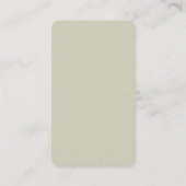 Moderne Minimalistische QR-code Gepersonaliseerd Visitekaartje (Achterkant)