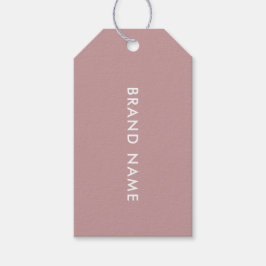 Moderne Minimalistische QR-code kledinglabel hangt Cadeaulabel