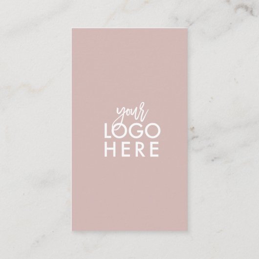 Moderne minimalistische QR Code Script Business Lo Visitekaartje (Achterkant)