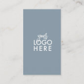 Moderne minimalistische QR Code Script Business Lo Visitekaartje (Achterkant)