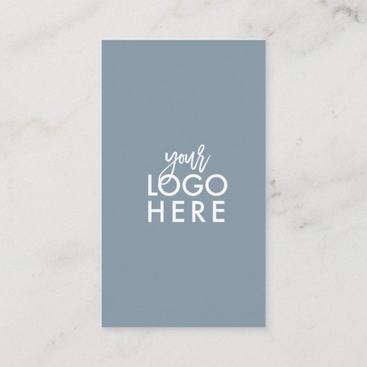 Moderne minimalistische QR Code Script Business Lo Visitekaartje (Achterkant)