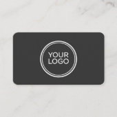 Moderne Minimalistische QR-Code Visitekaart Visitekaartje (Voorkant)