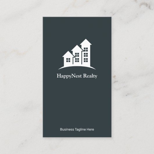 Moderne minimalistische QR-code voor verticaal onr Visitekaartje (Voorkant)