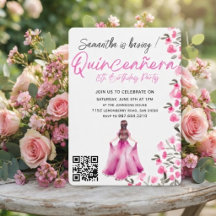 Moderne Minimalistische Quinceañera 15e Verjaardag