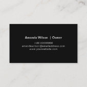 Moderne minimalistische raamreinigingsservice visitekaartje (Achterkant)