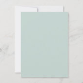 Moderne Minimalistische Redactionele Hoofdletters  Save The Date (Achterkant)