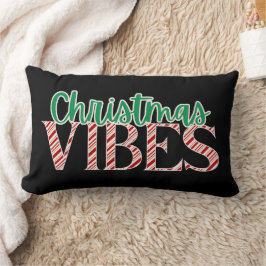 Moderne minimalistische retro kerstvibes snoepriet kussen
