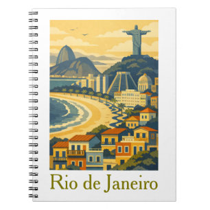 Moderne Minimalistische Rio de Janeiro Brazilië Re Notitieboek