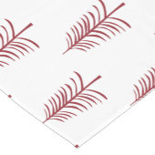 Moderne minimalistische rode kerstboom korte tafelloper (Hoek)