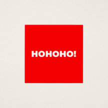Moderne Minimalistische Rode Kerstman Zakelijke Ka