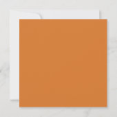 Moderne minimalistische roze en Oranje retro Save The Date (Achterkant)