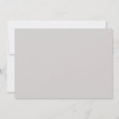 Moderne Minimalistische Roze Goud Save The Date Tr (Achterkant)
