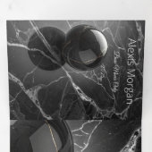 Moderne minimalistische roze-Paarse grens Sjabloon (Binnenzijde eerst)