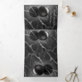 Moderne minimalistische roze-Paarse grens Sjabloon (Binnen)