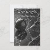 Moderne Minimalistische Roze-Paarse Rand Sjabloon (Voorkant)