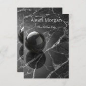 Moderne Minimalistische Roze-Paarse Rand Sjabloon (Voorkant / Achterkant)