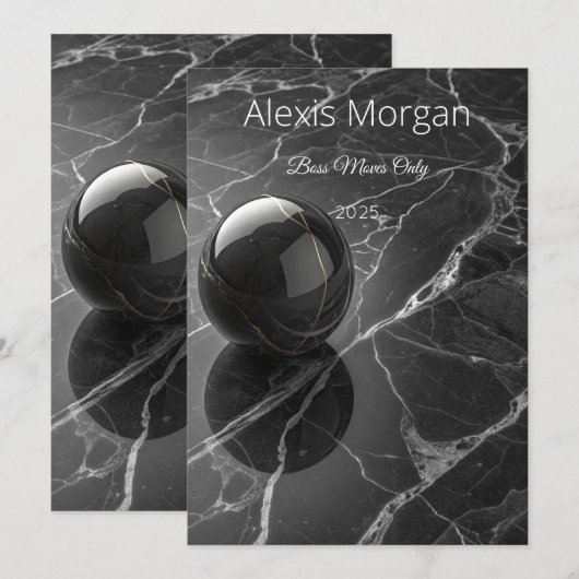 Moderne Minimalistische Roze-Paarse Rand Sjabloon Kaart (Voorkant / Achterkant)