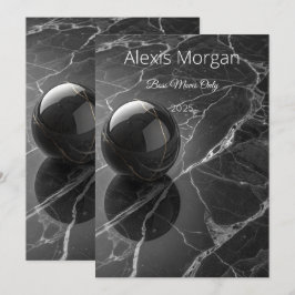 Moderne Minimalistische Roze-Paarse Rand Sjabloon Kaart